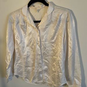 vintage pinstripe blouse